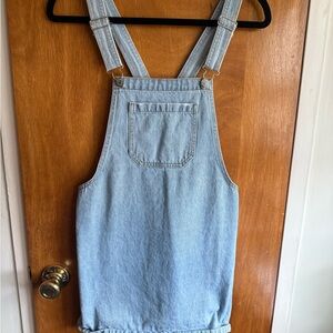 Forever 21 Light Blue Denim Overall Dress